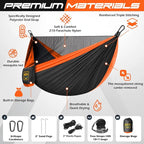 Camping Hammock Mosquito Net, Double & Single Portable Hammocks Hammocks - Image 2