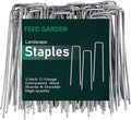 FEED GARDEN 6 Inch 50 Pack Hot-dip Galvanized Landscape Staples Plant Cover by FEEDGARDEN