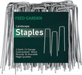 FEED GARDEN 6 Inch 1000 Pack Galvanized Landscape Staples 11 Gauge Anti-Rust by FEEDGARDEN