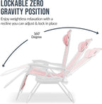 Best Choice Products Set of 2 Extra Wide Adjustable Steel Mesh Zero Gravity - Image 5