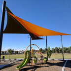 Patio Paradise 22' x 22' x 22' Sun Shade Sail Triangle Canopy Shade Cloth - Image 5