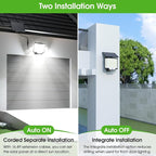 Solar Lights Outdoor Waterproof, 186 Bright LEDs Dusk to Dawn Motion Security - Image 2