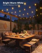 Brightown 52FT Solar String Lights Outdoor Waterproof - Image 7