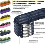 Galvanized Metal Planter Raised Garden Bed Kit - Image 2