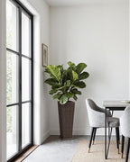 Greesum Set of 2 Tall Plastic Planters - Image 6
