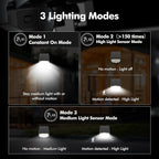 AloftSun Solar Motion Sensor Outdoor Lights, Waterproof Motion Sensor Spot - Image 3