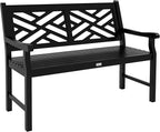 Outsunny Outdoor Garden Bench, Wooden Frame Patio Bench by Outsunny