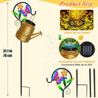 Butterfly Solar Watering Can Lights, Outdoor Waterproof Garden Lanterns - Image 7