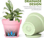 6 Inch Thick Plastic Plant Pots - Image 4