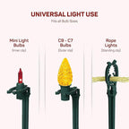 Christmas Light Yard Stakes Outdoor Light Stakes - Image 4