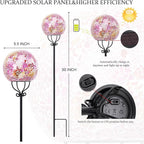 VCUTEKA Solar Outdoor Lights Garden Decor Mosaic Solar Garden Lights Waterproof - Image 3