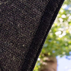 Amgo Custom Size 12' x 15' x 19.2' Black Right Triangle Sun Shade Sail UPF50+ - Image 9