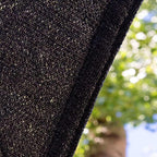 Amgo Custom Size 7' x 7' x 9.9' Black Right Triangle Sun Shade Sail UPF50+ - Image 9