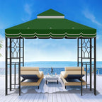 10x10 Canopy Replacement Top Double Tiered Gazebo Cover - Image 5
