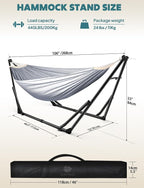 Anyoo 2 in 1 Hammock and Swinging Chair - Image 3