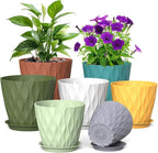 7/6.5/6/5.5/5/4.5/4 inch Plant Pots by Meowell