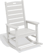 SERWALL HDPE Outdoor Rocking Chair, Oversized Rocking Chair by SERWALL