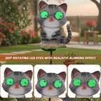 Cat Solar Garden Stakes 39.3inch - Image 5