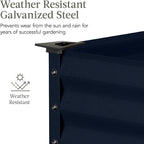 Best Choice Products 48x24x30in Galvanized Raised Garden Bed, Metal Elevated - Image 4