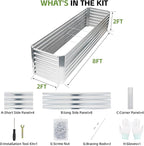 8x2x2ft Raised Garden Bed - Image 2