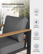 Aluminum Outdoor Patio Furniture Set - Image 6