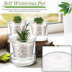 Baderke 2 Pcs 4 Inch Self Watering Pot - Image 3