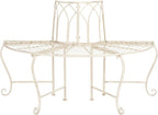 SAFAVIEH Outdoor Furniture Collection – Abia Antique White Distressed Wrought by SAFAVIEH