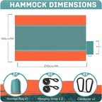 Camping Hammock Lightweight, Portable Hammocks Parachute Hammock - Image 2
