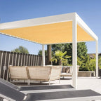 Eden's Decor 4' x 6' Wheat Sun Shade Sail Rectangular Straight Flat Edge - Image 5