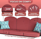 3 Seat Outdoor Porch Patio Swing - Image 5