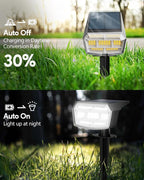 HIBOITEC Solar Spot Lights Outdoor 59LED Landscape Lights Solar Powered - Image 2