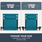 Best Choice Products 30” Wide Folding Zero Gravity Outdoor Recliner Patio - Image 4