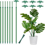 Extendable Plant Stakes, Length Scalable from 17.5IN to 30.1IN Plant Support by BOVITRO