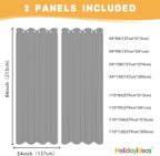 HolidayIdeas Outdoor Curtains for Patio Waterproof, 4 Panels - Image 7