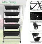 Outvita 4.4 FT Vertical Garden Bed, 5 Tier Vertical Raised Planter, Removable - Image 3