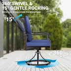 LEVELEVE 5 Piece Outdoor Patio Dining Set - Image 3