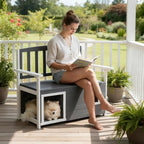 VINGLI Outdoor Storage Bench - Image 2