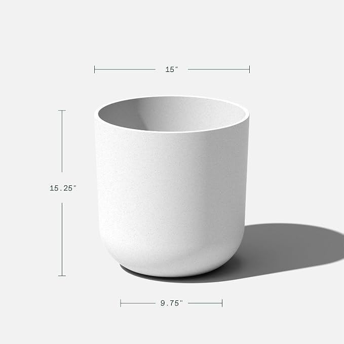 Veradek Round Lima Plastic Planter Pots - Image 3