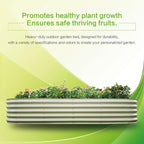 Gardmax Galvanized Raised Garden Bed, Lightweight Planter Boxes Outdoor - Image 6