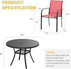 VICLLAX 5 Pieces Patio Dining Set - Image 7