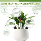 3 Pack Self Watering Globes for Indoor Plant Plastic Water Bulbs 17.5 oz - Image 4