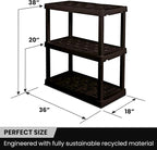 Oskar Heavy Duty Plastic Storage Shelves- - Image 3