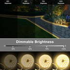 DBFAIRY 50Ft Solar LED Strip Lights Outdoor, Large Capacity Solar Powered Light - Image 4