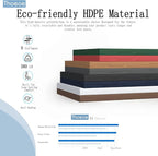 Oversized Rocking Chair Set of 8, Outdoor Rocking Chair - Image 7