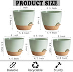 Self Watering Planter Pots Set of 5 - Image 2