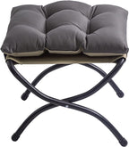 15" Foldable Foot Stool Ottoman by WELL-STRONG