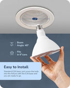 EDISHINE Flood Lights Outdoor, Dimmable PAR38 LED Outdoor Flood Light Bulbs - Image 7