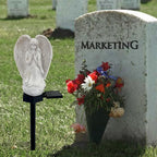 Solar Garden Angel Lights, Waterproof Outdoor Garden Angels Statue Decorations - Image 3