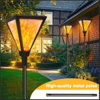 Upgraded Extra-Tall Solar Lights Outdoor, 2 Pack Flickering Flame Solar Torch - Image 5