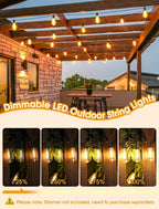 75FT Outdoor String Lights, Patio Lights - Image 3